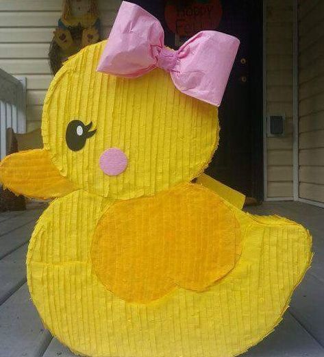 Duck Birthday Theme, Ducky Party, Rubber Ducky Birthday, Rubber Duck Birthday, Ducky Baby Showers, Duck Party, Birthday Pinata, Ducky Baby Shower, Rubber Ducky Baby Shower