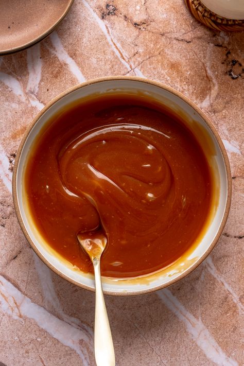 Easy Salted Caramel Sauce Recipe Salted Caramel Sauce Sallys Baking, Brown Butter Caramel Sauce, Caramel Recipe Without Corn Syrup, Easy Salted Caramel, Salted Caramel Sauce Recipe, Pecan Sauce, Salted Caramel Recipes, Caramel Sauce Recipe, Salted Carmel