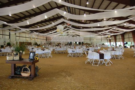 Horse Arena Wedding Reception, Rodeo Arena Wedding, Horse Arena Wedding, Arena Weddings, Rodeo Wedding, Shop Wedding Reception, Indiana State Fair, Equestrian Wedding, Barn Party