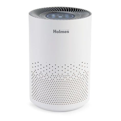 Holmes True HEPA 360 Air Purifier with 3-in-1 filter, Medium Room (HAP360W) - Walmart.com Air Ionizer, Dust Bunnies, Home Air Purifier, Hepa Air Purifier, Pet Odors, Carbon Filter, Hepa Filter, Media Room, Energy Star