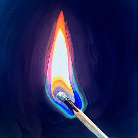 It’s been a minute since I played with fire… Daily Painting Just posted in my online store (KateBirchArt.com) Link in bio! Gouache on paper Paper size 6x6 inches with small white border $120 *** please note for international orders a customs tax may be required upon delivery *** #gouachepainting #stilllifepainting #artistsoninstagram #painteveryday #colorfulart #gouache #dailypainting #dailyart #utahartist #makearteveryday #gouacheartist #art #painting #illustration #illustrationartist ... Fire Watercolor, Gouache Painting Ideas, Flame Illustration, Fire Drawings, Painting Fire, Playing With Fire, Fire Painting, Drawing Now, Gcse Art