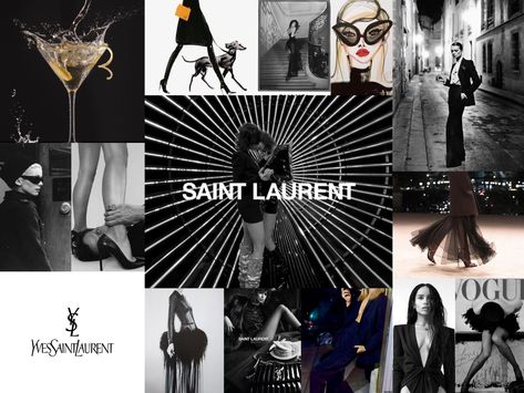 Yves Saint Laurent collage för GA av mig ✶ Ysl Moodboard, Yves Saint Laurent Aesthetic, Saint Laurent Aesthetic, Heels Aesthetic, Wallpaper Pc, Yves Saint Laurent, Saint Laurent, Graphic Design, Collage