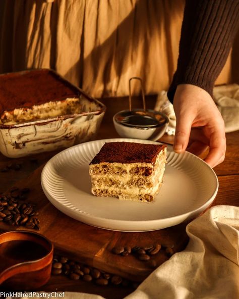 This Homemade Tiramisu Recipe is such a deliciously comforting classic Italian dessert. 🤩 It’s one of my absolute favourites combining sweet, creamy mascarpone cream and slightly bitter, coffee dipped ladyfingers and a generous dusting of cocoa powder on top. This recipe has been adapted from the Tiramisu Recipe by NYTimes. I tweaked just a few small things in the ingredients and the method. Comment "TIRAMISU" for the recipe direct to your inbox 📥 #tiramisu #foodphotography #foodphotograph... Homemade Tiramisu Recipe, Homemade Tiramisu, Mascarpone Cream, Italian Dessert, Tiramisu Recipe, Lady Fingers, Italian Desserts, Classic Italian, Photographing Food