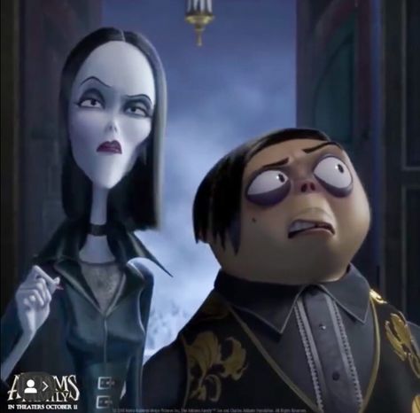 Morticia & Gomez Addams | The Addams Family (2019) The Addams Family Animation, The Addams Family Cartoon, Morticia Gomez Addams, The Addams Family 2019, Addams Family 2019, Addams Family Cartoon, Addams Family Characters, Morticia Gomez, Gothic Things