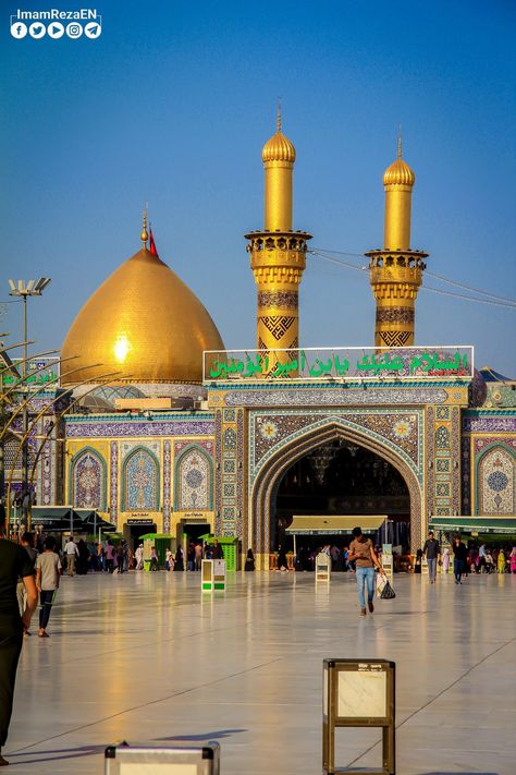 #karbala #hazratabbas #bainulharmain #imamhussain Hazrat Hussain Karbala, Roza Hussain, Roza Imam Hussain Wallpaper, Roza Imam Hussain Karbala, Karbala Dp, Karbala Background, Karbala Aesthetic, Arbaeen Walk Photography, Moula Ali Wallpaper