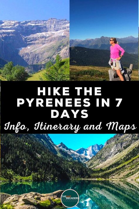 Are you planning a Pyrenees road trip? Get this 7 day route & itinerary which includes five easy Pyrenees hikes including Cirque de Gavarnie and Lac de Gaube. #motorhomelife #motorhomeadventure #vanlife #France #Pyranees #FrancePyranees #HikingFrance #HikingPyranees #Francemountains #hikinginFranceinfo #Francehikingguide #Francehikingitinerary Pyrenees Hiking, Mont Blanc Hike, Hiking Norway, Hiking Photos, Hiking Europe, Mountain Camping, Holiday 2024, Tours France, Hiking Routes