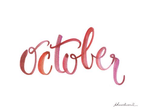 It is finally my birthday month!! (October 21) June Lettering, Happy New Month Quotes, New Month Quotes, October Country, Dappled Willow, October Baby, All Souls Day, Hello October, Days And Months