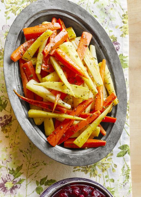 Honey-Glazed Carrots and Parsnips Are the Easiest Side Dishthepioneerwoman Glazed Carrots And Parsnips, Carrot And Parsnip Recipe, Carrots And Parsnips, Irish Recipes Traditional, Honey Glazed Carrots, Veggies Side Dishes, Honey Glazed, Healthy Thanksgiving, Glazed Carrots