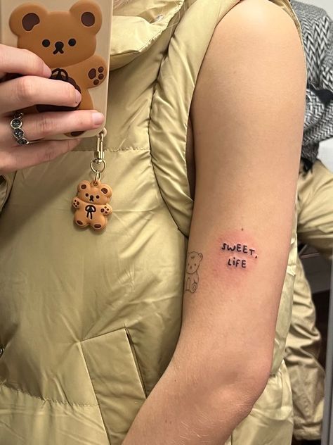 #tattoo #tattooideas #aesthetic #pretty Frank Ocean Small Tattoo, Sweet Life Tattoo, Small Frank Ocean Tattoo, Pink Matter Tattoo Frank Ocean, Daniel Caesar Tattoo Ideas, Ivy Frank Ocean Tattoo, Blond Tattoo Frank Ocean, Frank Ocean Inspired Tattoos, The Ocean Tattoo