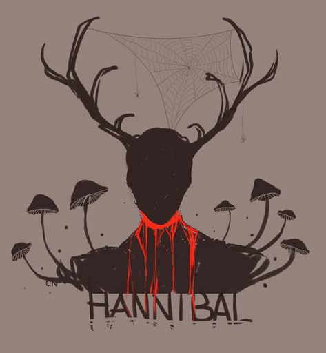 Hannibal Illustration, Will Graham And Hannibal, Hannibal Wendigo, Hannibal Tattoo, Hannibal Season 3, Hannibal Fanart, The Hannibal, Hannibal Art, Hannibal Rising