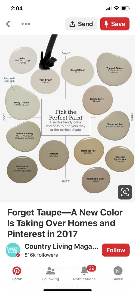 Casual Khaki Behr Paint, Taupe Paint Colors, Taupe Paint, Ppg Paint, Behr Paint, Dark Beige, Guest Bedrooms, Farrow Ball, Paint Colors