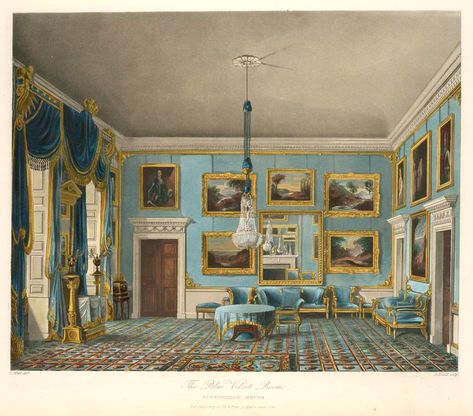 Kensington Palace Interior, Castles Topic, Buckingham House, Carlton House, Velvet Room, Architecture Collection, Palace Interior, Royal Castles, Library Images