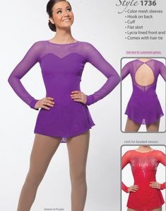 Long Sleeves Purple Ice Dresses Cheap Brad Griffies BN1729 - Brad Griffies Dresses - Brand - Ice Skating Dresses -SkatingDressStore.com Ice Skating Outfit Ideas, Figure Skating Dress Patterns, Skating Outfit Ideas, Ice Skate Dress, Ice Skater Dress, Brad Griffies, Ice Skating Clothes, Skating Dress Patterns, Ice Skating Accessories