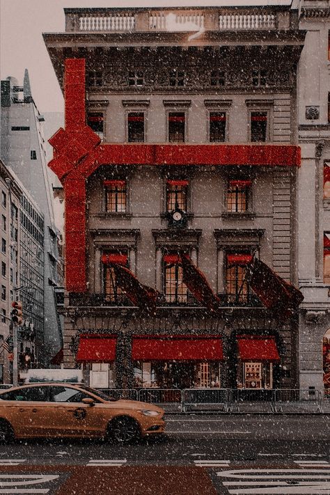 Wallpaper Aesthetic Winter, Snow Vibes, New York Christmas Aesthetic, Christmas Lockscreen, Winter Aesthetics, New York Wallpaper, Splash Images, Nyc Christmas, Xmas Wallpaper