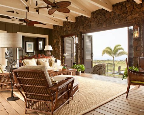 Nice view Tropical Living Room Ideas, Hawaiian House, Hawaiian Home Decor, Tropical Living Room, Hawaiian Homes, Tropical Living, Hawaiian Decor, British Colonial Style, Hawaii Homes