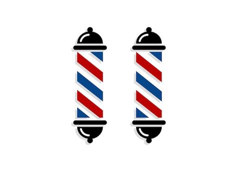 Vector barbershop logo vector design. lo... | Premium Vector #Freepik #vector #barber-logo #barber-shop #barber #haircut-logo Haircut Logo, Logo Barber, Tournament Logo, Barbershop Logo, Shave Hair, Barber Logo, Barber Haircut, Salon Interior Design, Shaved Hair