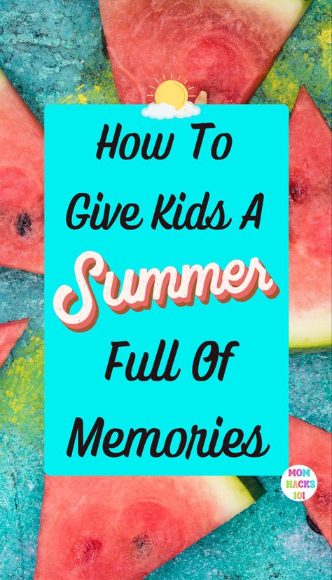 101 summer bucket list ideas for kids in 2023 that will help them have an unforgettable time. From spending quality time outdoors, discovering new hobbies, or indulging in a summer bucket list craftivity! Summer Ideas For Kids Activities, List Of Summer Activities For Kids, Kids Bucket List Summer, Activities For Kids During Summer, Summer Bucket List Activity For Kids, Things To Do With Your Kids This Summer, Summer Bucket List 2024 For Kids, Summer Vacation Ideas For Kids, Summer Vacation Ideas At Home