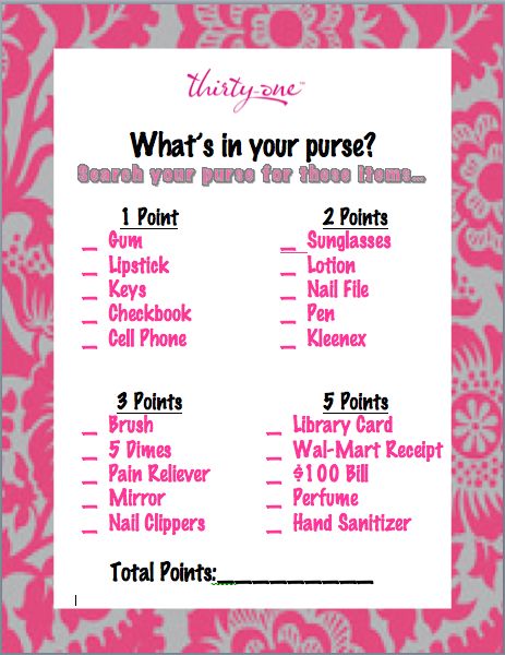 Whats in your purse 31 game! Thirty-one Norwex Facebook Party, Thirty One Games, Facebook Party Games, 31 Party, Thirty One Totes, Thirty One Party, Thirty One Business, Thirty One Consultant, Purse Game