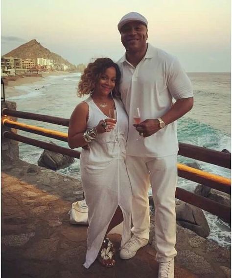 LL & his beautiful wife Simone. Happy 20th Anniversary Black Marriage, Happy 20th Anniversary, Family Tv, Ll Cool J, Celebrity Families, All White Outfit, Family Affair, Power Couple, Famous Faces