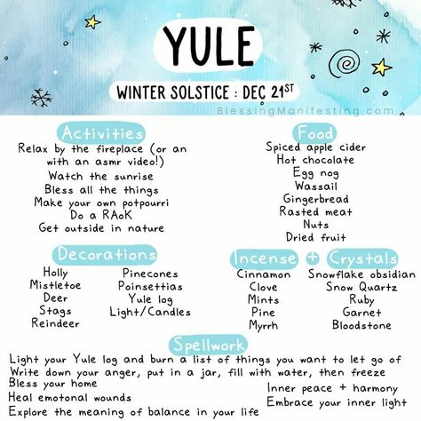 Wicca Holidays, Yule Traditions, Yule Celebration, Winter Solstice Celebration, Wiccan Sabbats, Solstice Celebration, Under Your Spell, Eclectic Witch, Wicca Witchcraft