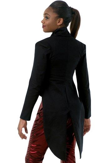 Twill Tuxedo Tailcoat with Shoulder Pads | Balera™ Lyrical Dresses, Secret Closet, Dance Accessories, Dance Shorts, Gymnastics Leotards, Face Off, Lifestyle Shop, Dance Outfits, Dance Costumes