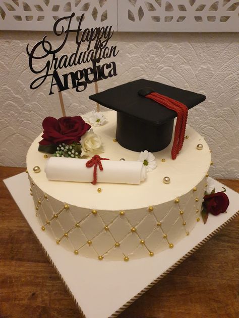 #pamsmixx #pamcakes #homebakedwithlove #filipinobakeryuk #cakeart #cakedecorating #cakedesign #graduationcake #Graduation2024 Pamsmixx by Pamcakes Phd Celebration Cake, Matriculation Cake Designs, Red Cake, Graduation Cakes, Cake Art, Cake Decorating, Cake, Birthday