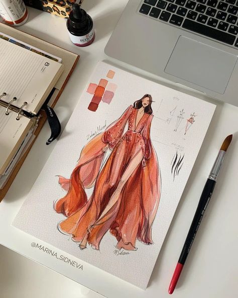 Fashion Sketchbook Inspiration, Fashion Design Inspiration, Fashion Model Sketch, Fashion Illustration Tutorial, Fashion Illustration Collage, Fashion Figure Drawing, Fashion Illustration Watercolor, Fashion Drawing Sketches, Fashion Drawing Tutorial