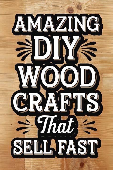 Turn leftover wood into profit with these simple and fast scrap wood projects! Perfect for beginner and seasoned crafters alike, these DIYs are quick to make and high on demand. Learn how to create popular pieces that sell fast and boost your craft business! Things Made From Pallets, Wood Projects Easy Simple, Unique Diy Wood Projects, Summer Wood Crafts Diy Pallet Projects, Art From Wood Scraps, Wood Crafts Ideas Creative, Scrap 2x4 Projects Diy Wood Blocks, Cedar Scrap Wood Projects, Rustic Wood Ideas