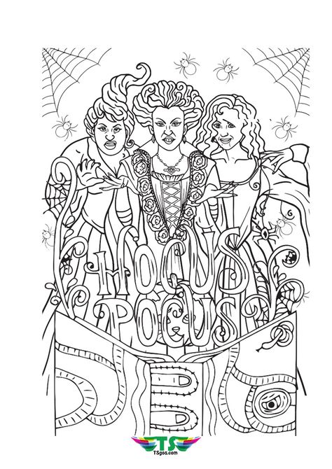 Printable Free Hocus Pocus 3 Coloring Page Hocus Pocus Coloring Pages, Disney Coloring Pages Printables, Halloween Colouring, Elementary Homeschool, Fall Coloring, Homeschool Elementary, 2024 Halloween, Unicorn Halloween, Christmas Unicorn