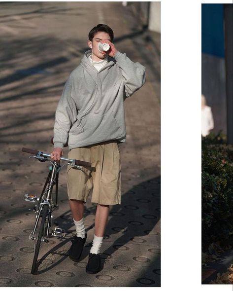 Men Japanese Street Fashion, Japanese Men Outfit, City Boy Outfits, City Boy Aesthetic, Japanese Streetwear Mens, Japanese Street Fashion Men, Boy Aesthetics, Bike Coffee, Aesthetics Tumblr