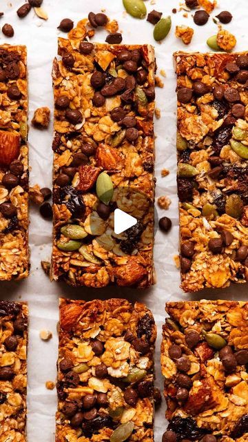 Muesli Slice Recipe, Granola Bars Without Peanut Butter, Crunchy Granola Bar Recipe, Homemade Muesli Bars, Crunchy Granola Bars, Muesli Bar Recipe, Tin Eats, Muesli Recipe, Seed Cycling