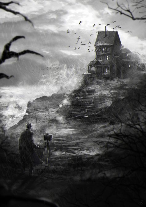 Painting Ideas Halloween, Cthulhu Fhtagn, Lovecraft Art, Call Of Cthulhu Rpg, Halloween Creative, Weird Fiction, Eldritch Horror, Cthulhu Mythos, Fantasy Collection