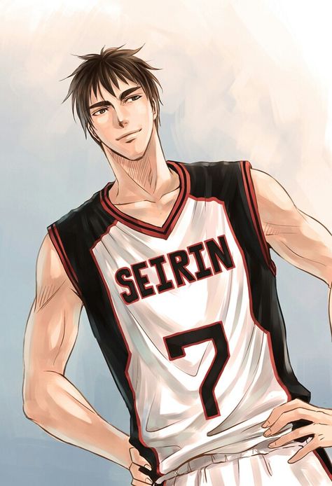 Teppei Kiyoshi (Seirin) | Kuroko no Basuke #KnB Kuroko No Basket Teppei, Kuroko No Basketball, Kiyoshi Teppei, Midorima Shintarou, Kagami Taiga, Generation Of Miracles, Kuroko Tetsuya, Asian Love, Iron Heart