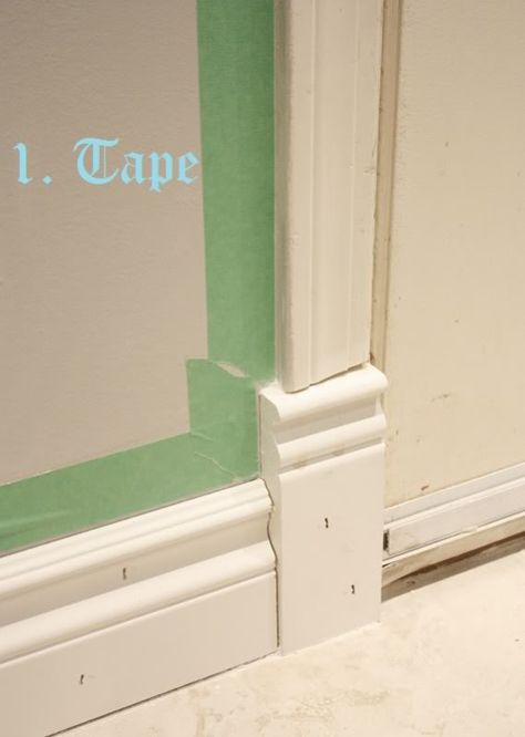 Trim Moulding, Trim Work, Painting Trim, Crown Molding, Home Repairs, Wainscoting, Diy Home Improvement, Baseboards, Home Maintenance