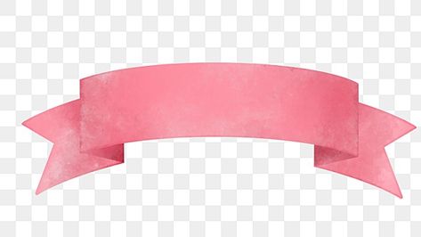 Watercolor Ribbon Banner, Banner Rosa Png, Pita Png, Pink Ribbon Banner, Pink Birthday Banner, Banner Vector Png, Watercolor Banner, Pita Merah, Pink Clipart