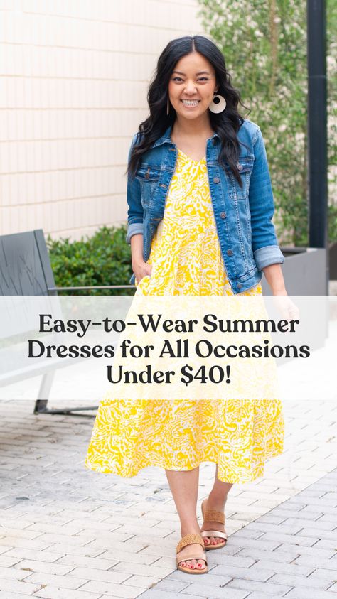 #sponsored Dresses make you look put together effortlessly! I’m sharing several great summer dresses under $40, from super casual to work to special occasions! #KohlsPartner #KohlsFinds @kohls Kohls Outfits, Affordable Summer Dresses, Nursing Friendly Outfits, Nickel And Suede, Look Put Together, Special Occasion Outfits, Dresses Dresses, Business Casual Outfits, Fashion Help