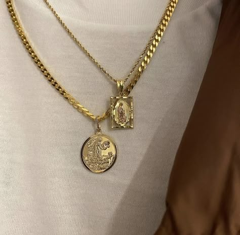 Mens Jewelry Aesthetic Gold, Mens Necklace Aesthetic, Mens Gold Necklace, Men’s Gold Jewelry, Gold Jewelry Men, Mens Accessories Necklace, Streetwear Jewelry, Masculine Jewelry, Gold Necklace For Men