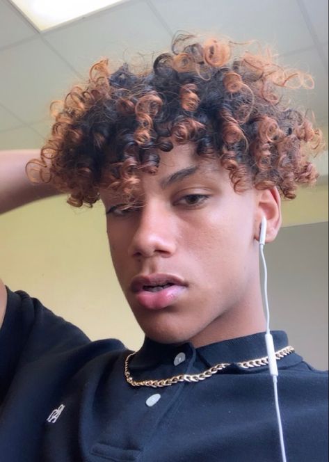 Beard Ideas, Black Hair Girl, Curly Heads, Red Hair Boy, Hair Twists Black, Haircut Curly Hair, Curly Afro Hair, Lightskinned Boys, Curly Hair Fade