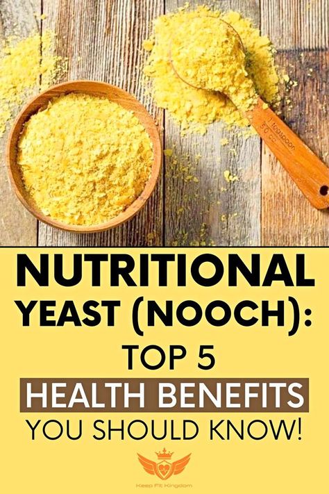 Nutritional Yeast (Nooch) Top 5 Health Benefits You Should Know! -KEEP FIT KINGDOM Nutritional Yeast Benefits, Taste Made, Flavor Enhancers, Nutritional Yeast, Keep Fit, Yeast, Health Benefits, Make It, Benefits