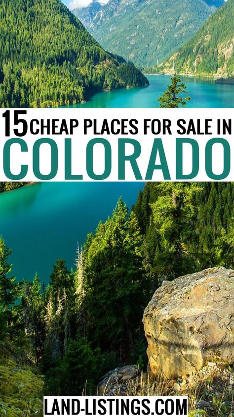 15 Cheap Places For Sale In Colorado | Colorado Living Ideas | Best Places To View In Colorado Buy Land Cheap, Colorado Homestead, Cheap Land For Sale, Realestate Investing, Cheap Houses For Sale, Cheap Land, Colorado Cabins, Colorado Trail, Colorado Living