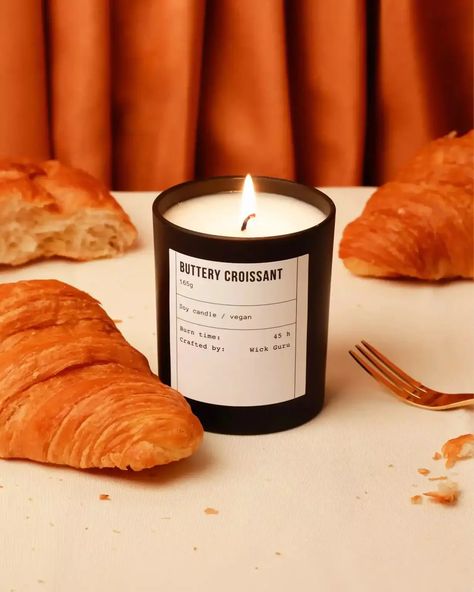 Wick Guru: The Best Sustainable Soy Candles Croissant Candle, Beautiful Scented Candles, Summer Candles, French Bakery, Parisian Cafe, 25 Hours, Crude Oil, Köstliche Desserts, Candle Smell