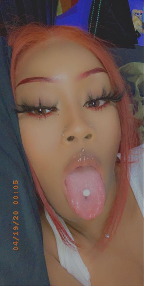 Cute Tongue Piercing, Big Lips Natural, Cute Nose Piercings, Durga Kali, From Rags To Riches, Slim Bodysuit, Cute Piercings, Tongue Piercing, Beautiful Lips