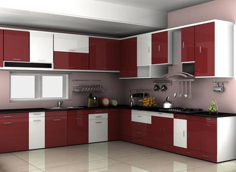 Get rid of Classic Kitchen and get Trendy #ModularKitchen at best prices with best Service & Quality. #ZardwareOffer for Pre-Launch customers only @ zardware. Get your best discount today. L Shaped Modular Kitchen, درج السلم, Organiser Cucina, Modular Kitchen Cabinets, Kitchen Modular, Kitchen Cupboard Designs, Kabinet Dapur, Modular Kitchen Designs, Modern Kitchen Cabinet Design