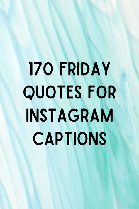 As we approach the end of the week, it’s fun to turn to social media to share our excitement for the weekend ahead. And what better way to share your Friday feels than with a catchy caption that encapsulates the excitement and anticipation for the weekend? Friday Instagram Captions, End Of Week Quotes, Friday Captions Instagram, Catchy Captions, Facebook Engagement Posts, Engagement Posts, Weekend Quotes, Friday Quotes, Facebook Engagement