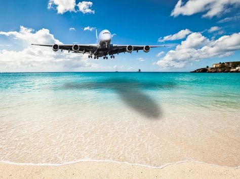 Maho Beach St Maarten, St Maarten, Scene Image, Travel Channel, Paradise On Earth, St Martin, Types Of Photography, White Sand Beach, Aerial Photography