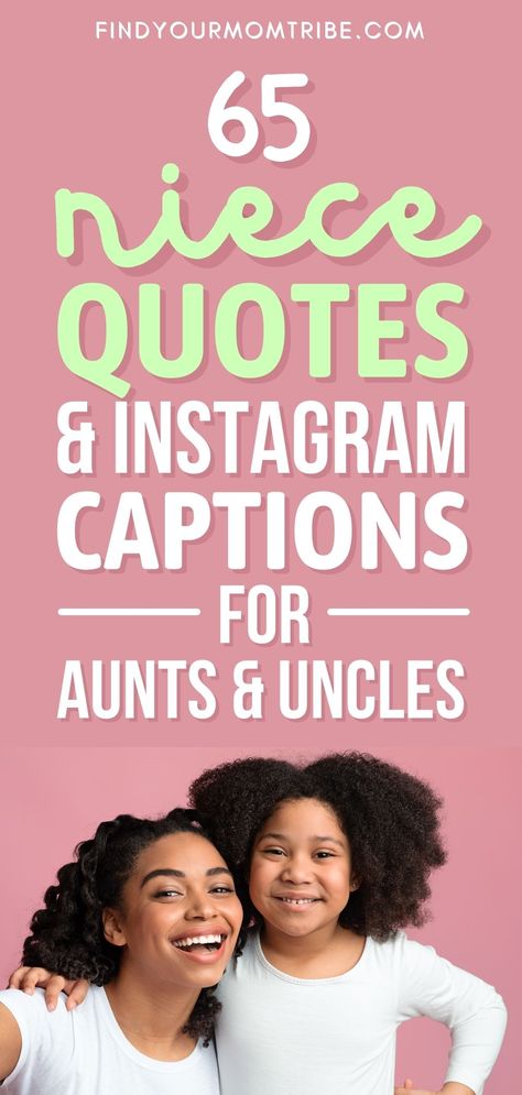 Are you looking for heartfelt niece quotes? Here are 65 quotes that illustrate the special bond, including fun Instagram captions. Fun Instagram Captions, Neices Quotes, Niece Birthday Quotes, Birthday Captions For Myself, Niece Quotes From Aunt, Cute Birthday Quotes, Niece Birthday Wishes, Newborn Niece, Baby Captions