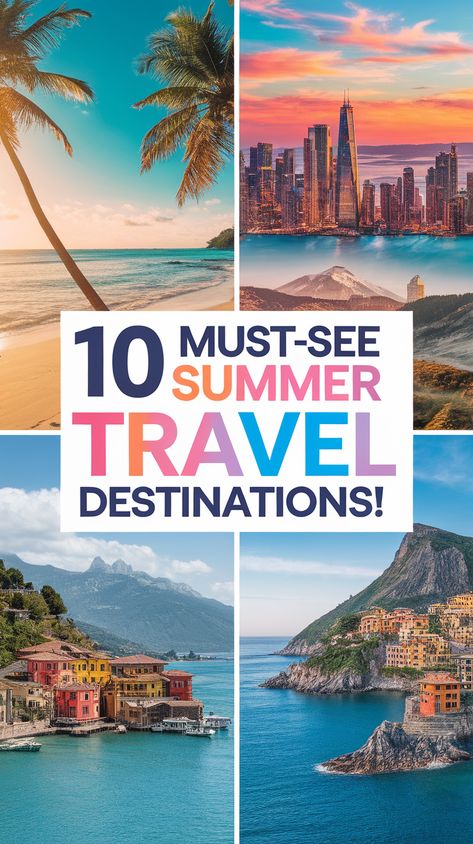 10 Amazing Summer Vacation Spots You Have to See (Number 3 Will Shock You!) Summer Travel Destinations, Summer Vacation Spots, Summer Vacation Destinations, Seek Adventure, Number 3, Summer Travel, Vacation Destinations, Stunning View, Vacation Spots