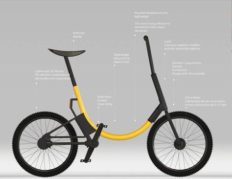 Folding E-Bike Concept Is About to Get Real | WIRED Folding Bike Design, Foldable Bike, Ebike Electric Bicycle, Foldable Bikes, Cycling Quotes, Folding Electric Bike, Folding Bicycle, Concept Car Design, Bike Reviews