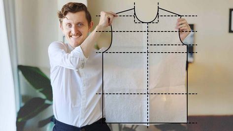 Mens Shirt Pattern Mens Shirt Pattern Sewing, Mens Dress Shirt Pattern, Mens Shirt Sewing Pattern, How To Draft A Shirt, Men Shirt Pattern Design, Men’s Shirt Pattern, How To Sew Mens Shirt, Mens Shirt Pattern Drafting, Men's Shirt Pattern