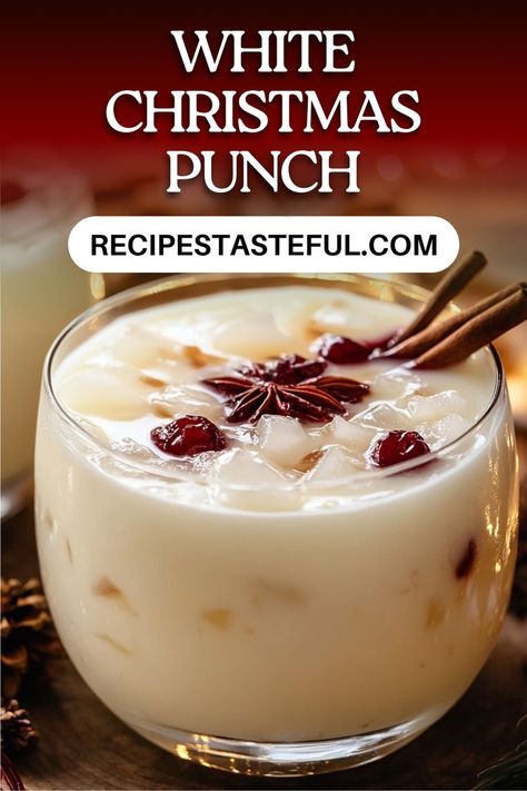 This White Christmas Punch is a festive and refreshing drink that combines the tropical flavors of pineapple and coconut with the crispness of white cranberry juice. Perfect for holiday gatherings, this creamy punch is garnished with fresh cranberries and rosemary, making it both delicious and visually stunning. White Christmas Punch, Cranberry Punch, Christmas Drinks Alcohol, White Cranberry Juice, Pineapple And Coconut, Christmas Punch Recipes, Punch Drinks, Christmas Recipes Easy, Holiday Punch